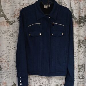 Tristan Dark Blue  Jacket